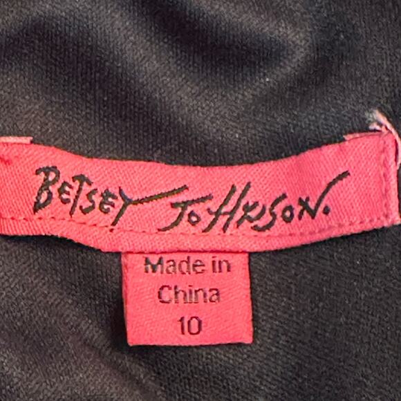 Betsey Johnson Cutout Fit & Flare Navy Blue Dress Size 10 NEW - Picture 5 of 11